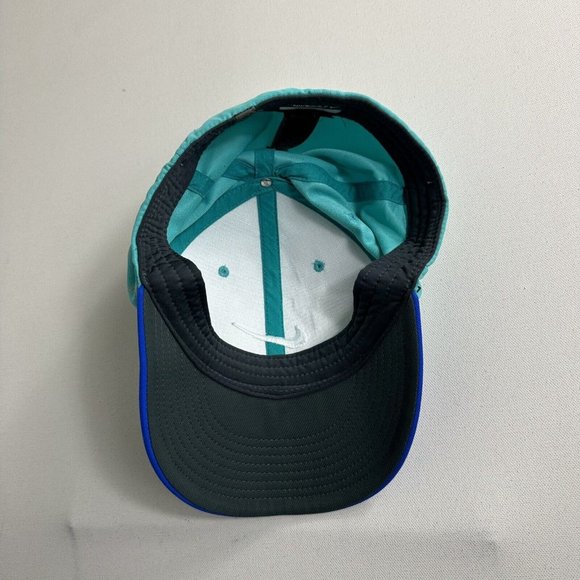 Nike Golf Vapor RZN Flatbill Tour Fitted Cap Hat 639666-010 Teal Flex-Fit M/L - Picture 8 of 8